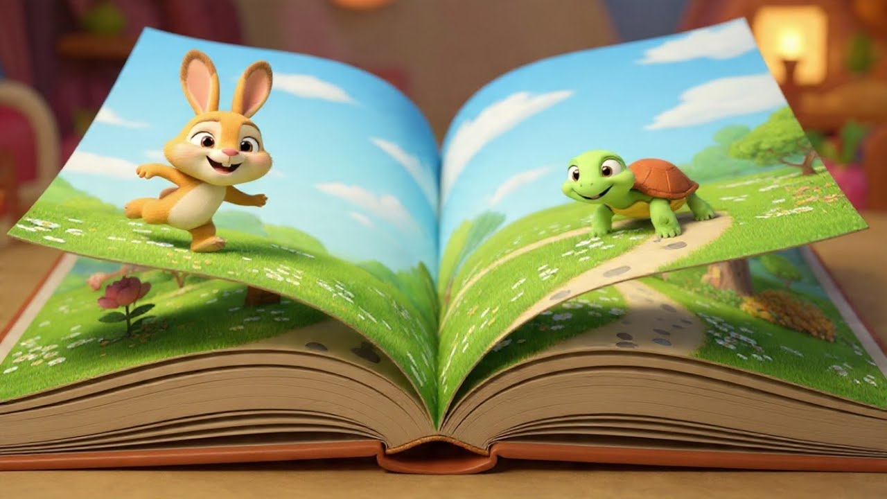 Tavşan ile Kaplumbağa Şarkısı 🐰🐢 | Okul Öncesi Hikâye ve Eğitici Çocuk Şarkıları