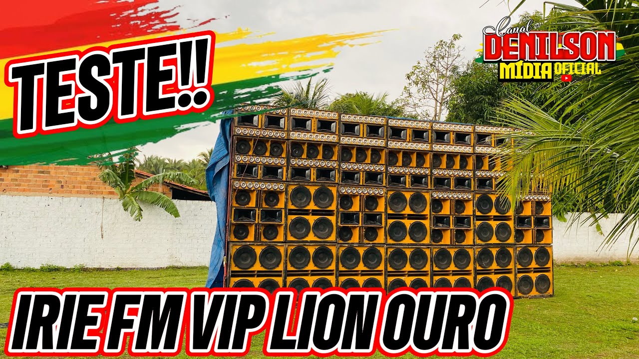 TESTE IRIE FM VIP LION OURO NA ARENA BOM VIVER SÃO VICENTE FERRER