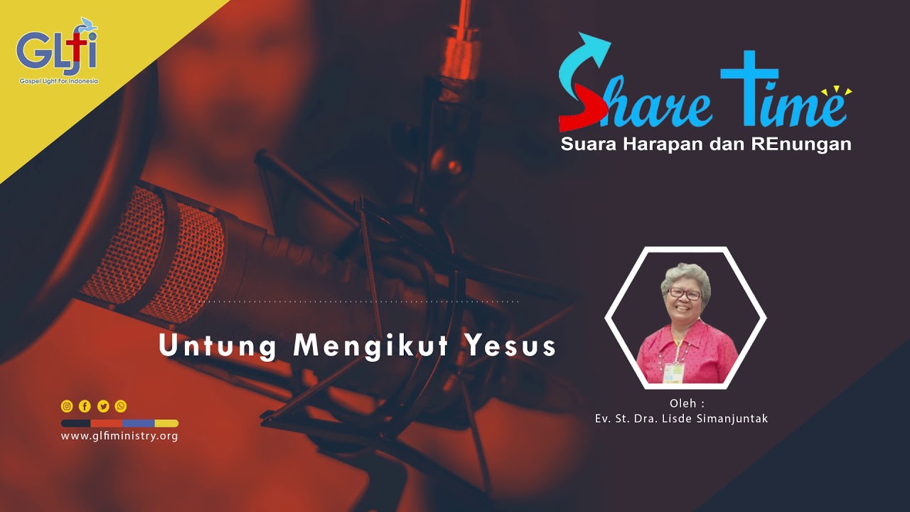 Untung Mengikut Yesus || Ev. St. Dra. Lisde Simanjuntak