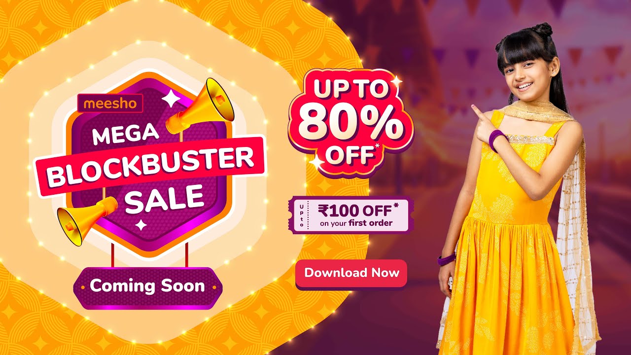 Meesho Mega Blockbuster Sale | Coming soon