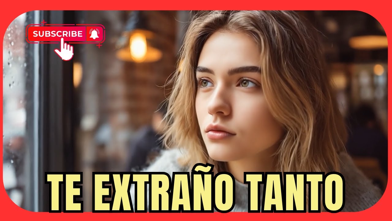 TE EXTRAÑO TANTO - Balada Romántica para Llorar  Canción de Desamor