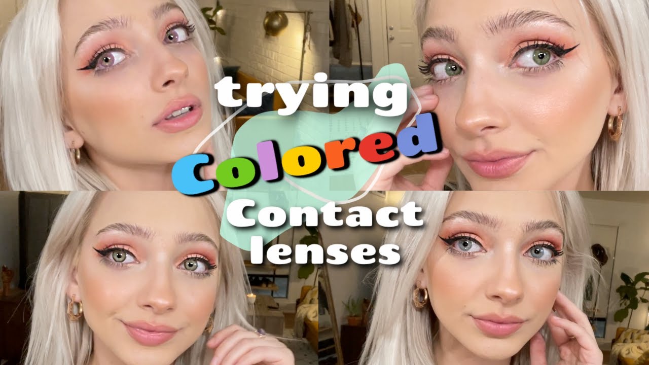 Trying TTDEYE Colored Contact Lenses!