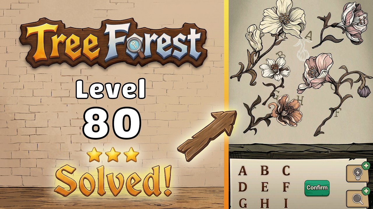 Tree Forest: Detective Words - Level 80 Walkthrough 🧩 | Full Solution & Gameplay! 🌲✨