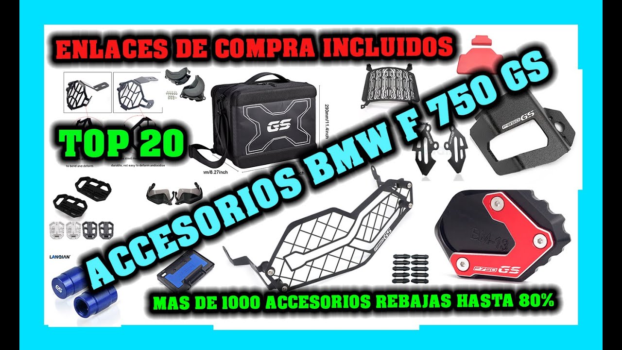 🎁🎁🎁LOS MEJORES ACCESORIOS PARA BMW F750 GS🛒