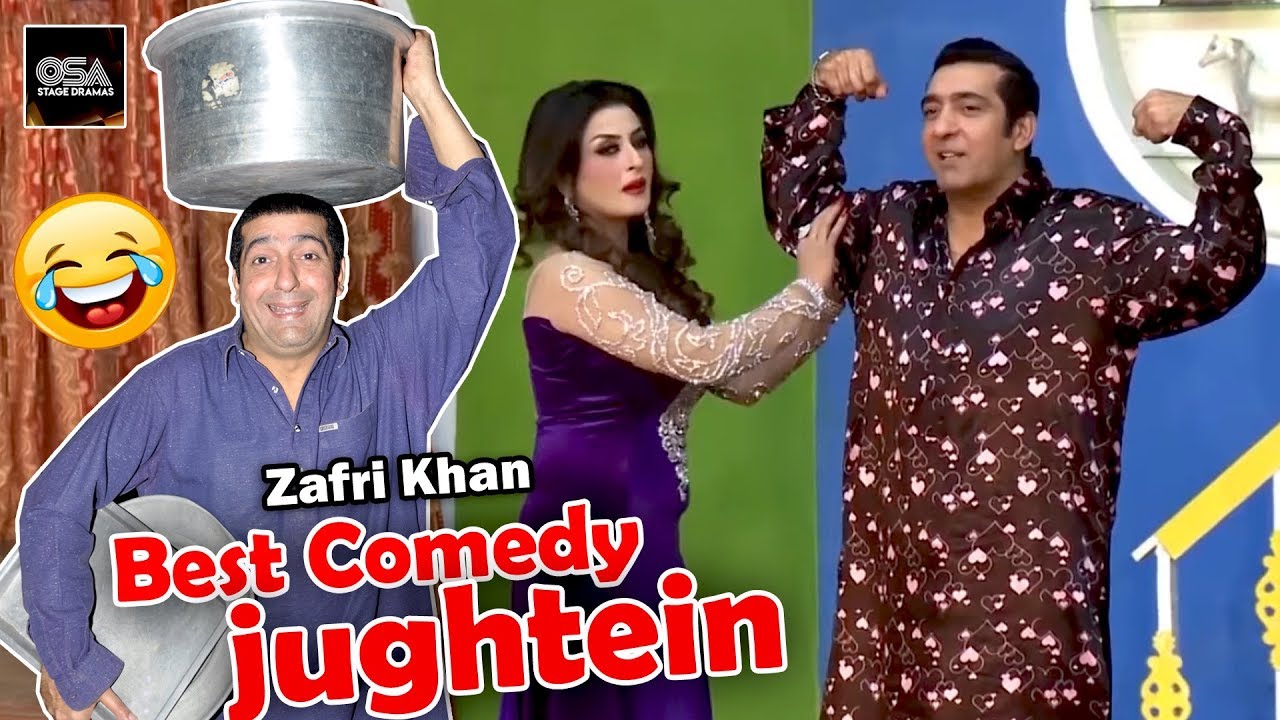 Zafri Khan with Nasir Chinyoti Iftikhar Thakur & Khushboo Best Comedy Jughtein Full Comedy Clip 2020