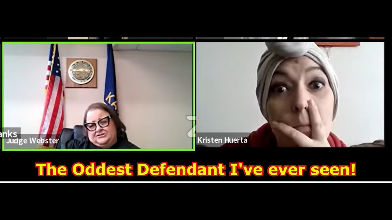 The Oddest Defendant I've ever seen! Tests Judge Webster's Patience !