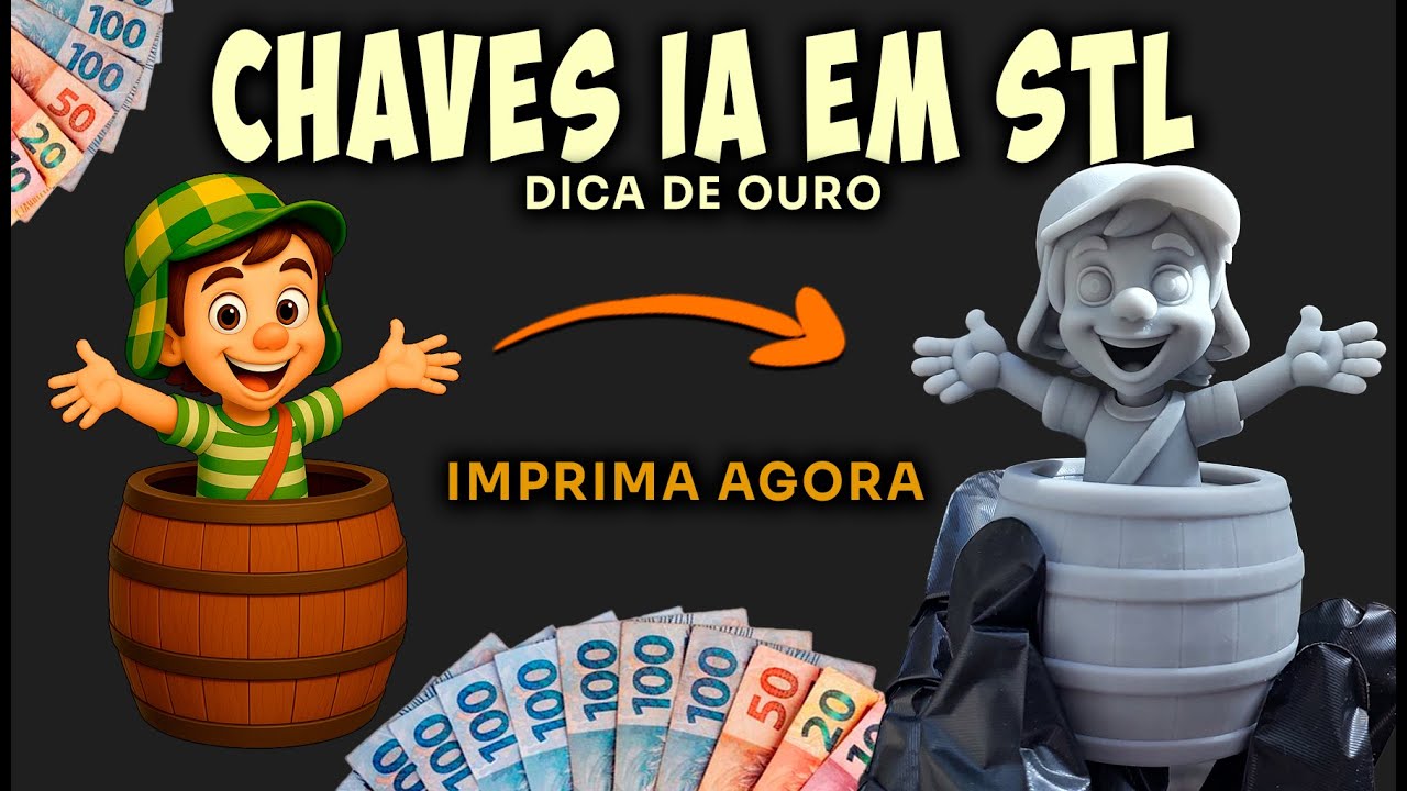 🧠 Usei IA para Criar o Chaves em 3D e o Resultado Vai Te Surpreender!