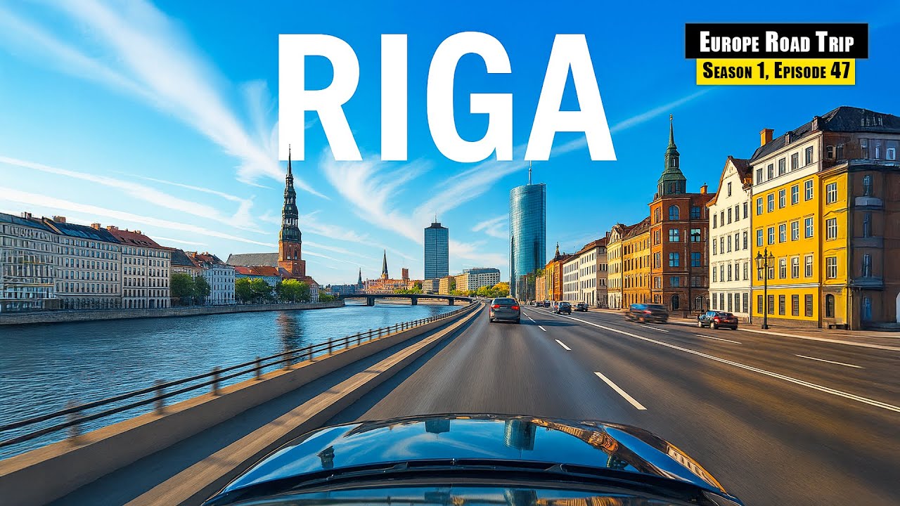 I Was Not Expecting This - Driving tour of Riga Latvia | Europe Road Trip, S1 Ep47