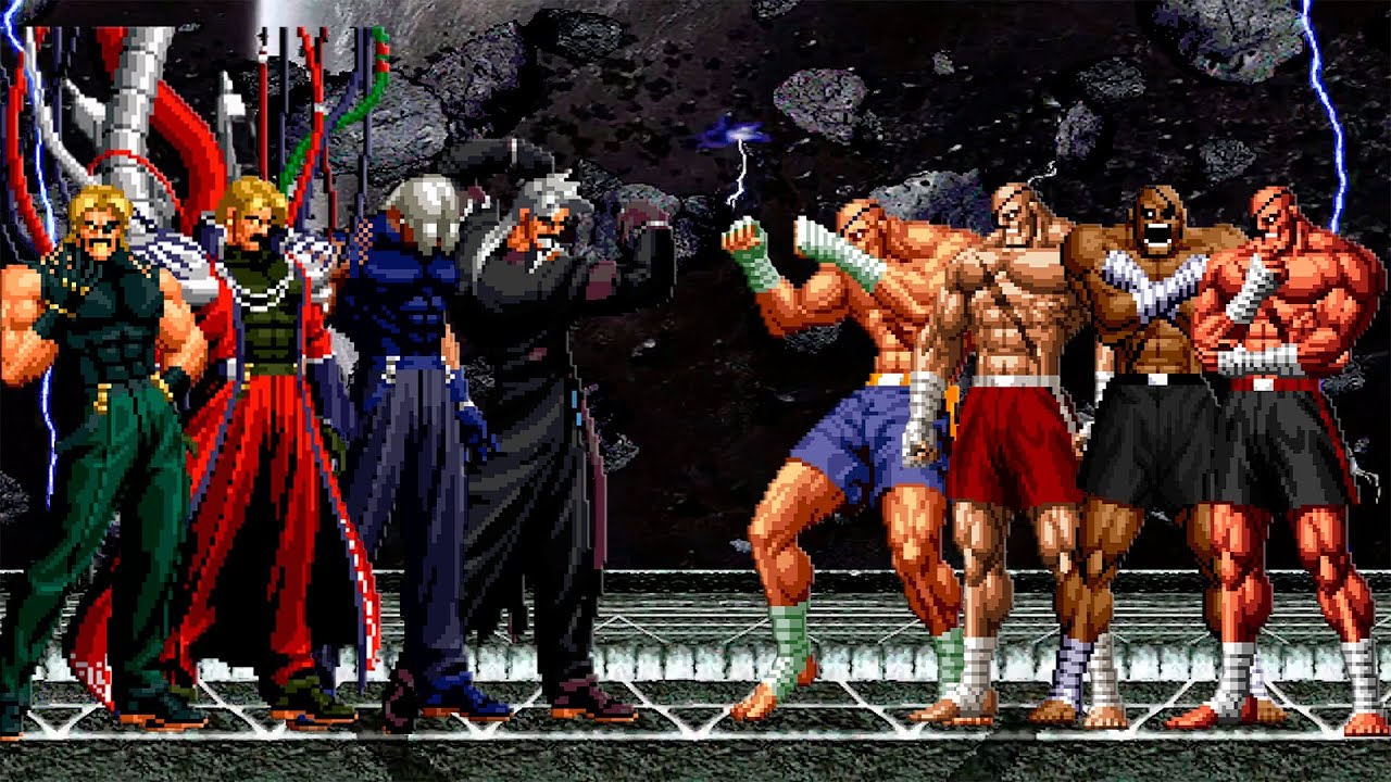 [KOF Mugen] Rugal Bernstein Team vs Sagat Team