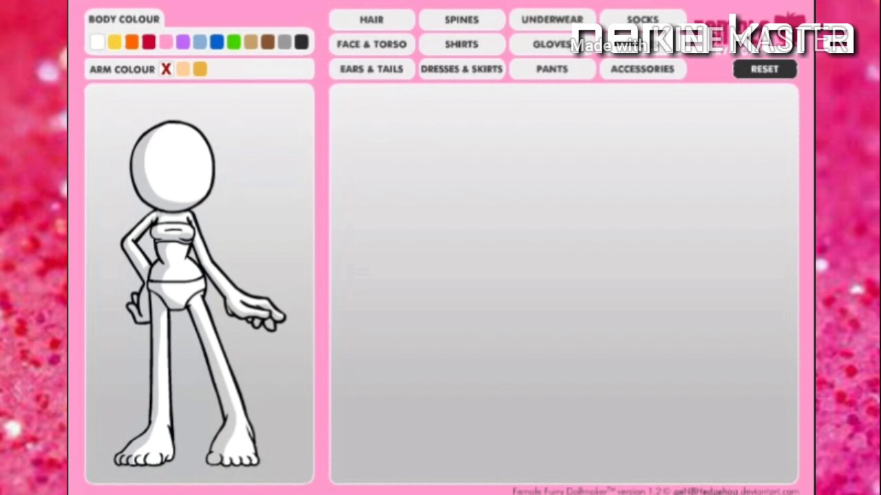 Amy de sonic boom en Furry Maker
