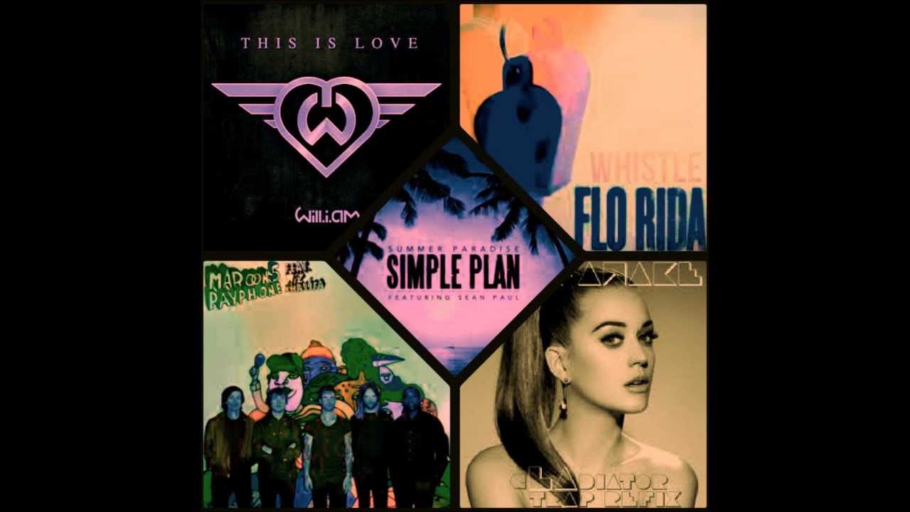 Coldplay vs. Maroon5 vs. FloRida vs. Katy Perry DJ DENNY