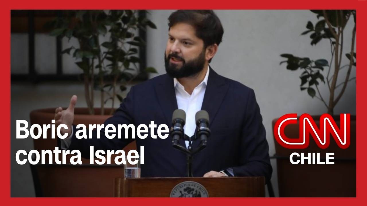 Boric tilda a Israel de 