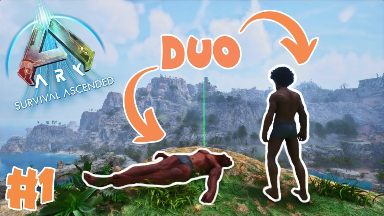 2 DEBILES PERDUS SUR UNE ILE (Ark Survival Ascended Coop #1)