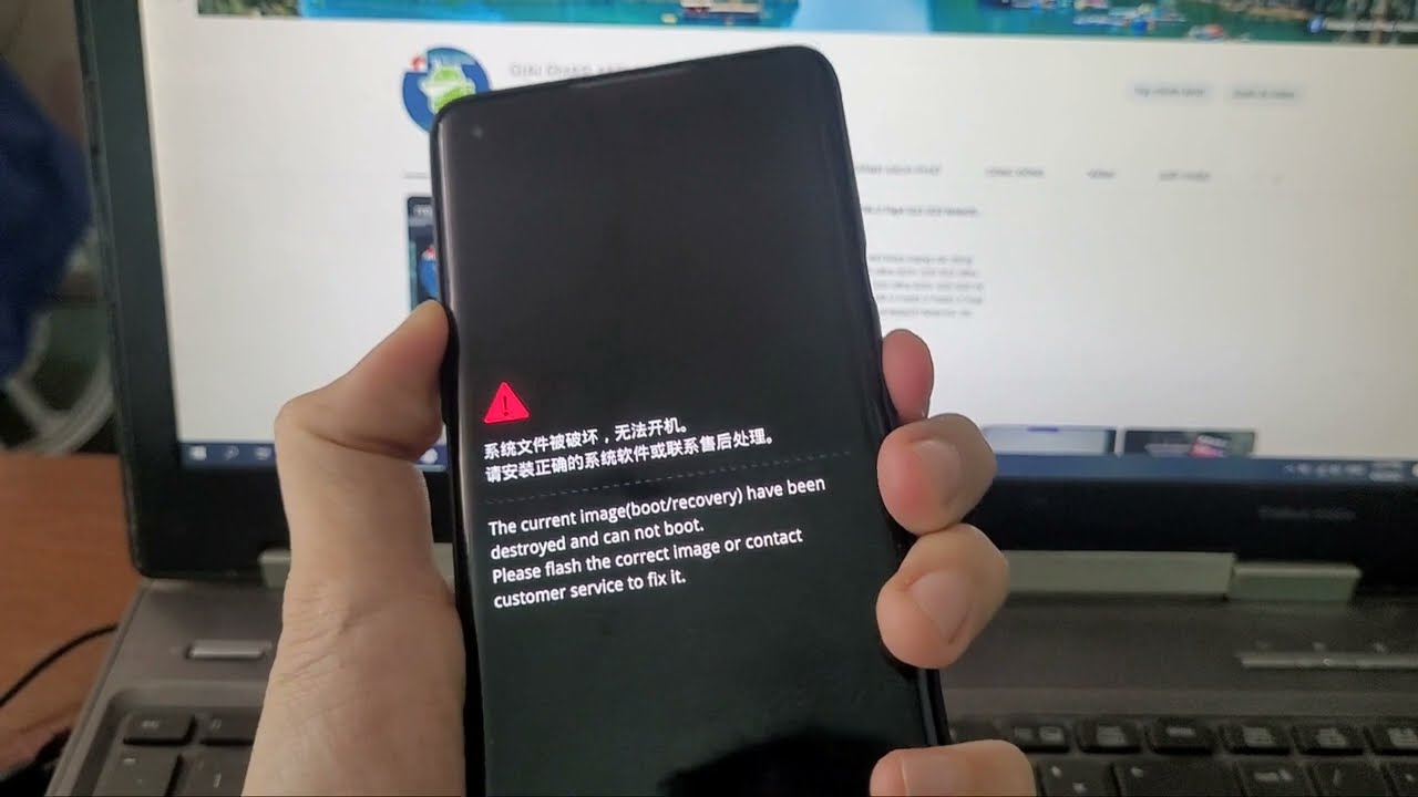 fix OnePlus 8 Pro 8T 8 9R 9 9 Pro The current image have been destroyed and can not boot