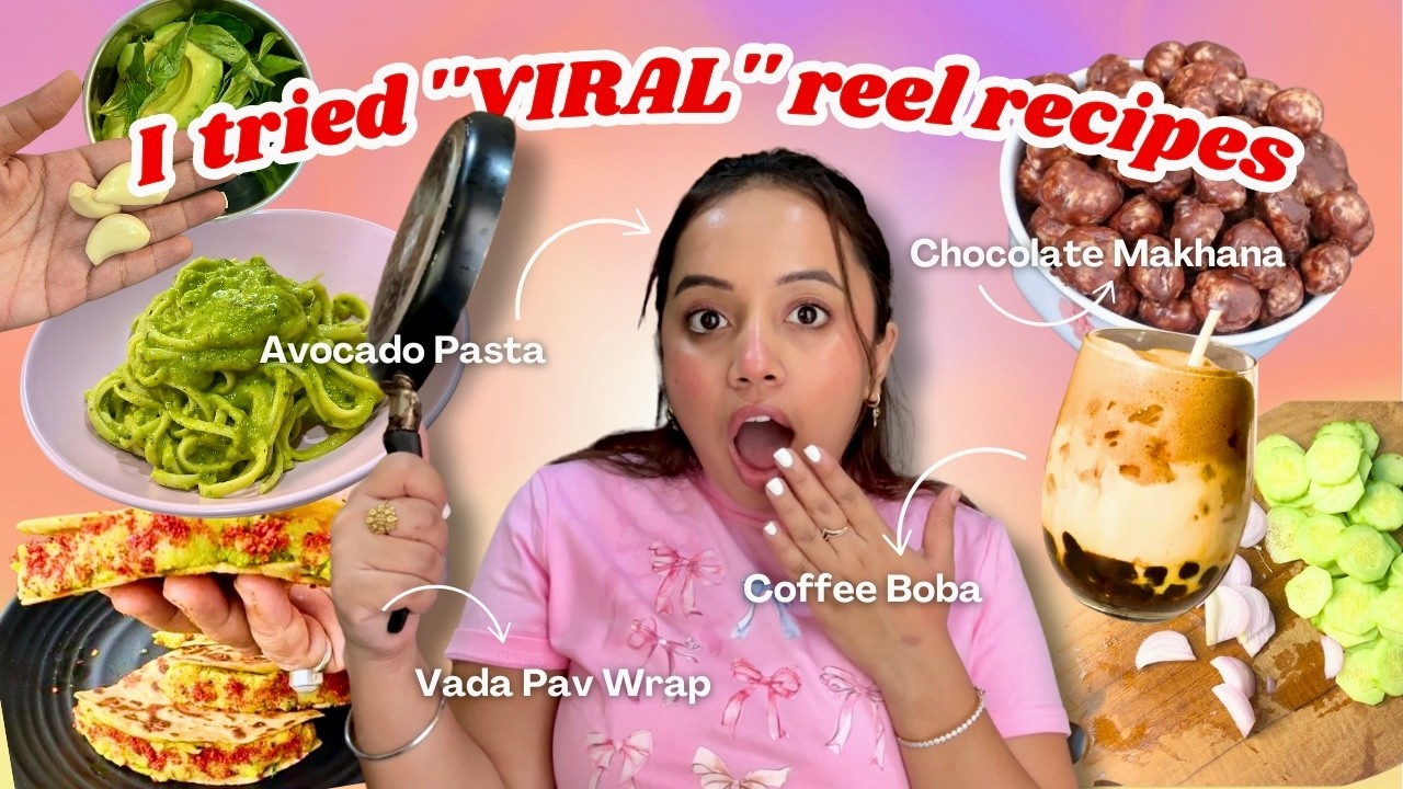 I tried VIRAL REEL RECIPES for 24 HOURS😱