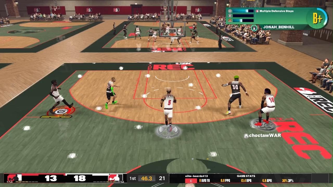NBA 2K25 rec blowout