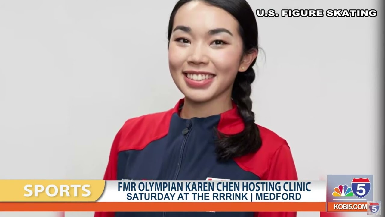 Бывшая олимпийская чемпионка Карен Чен проводит мастер-класс.