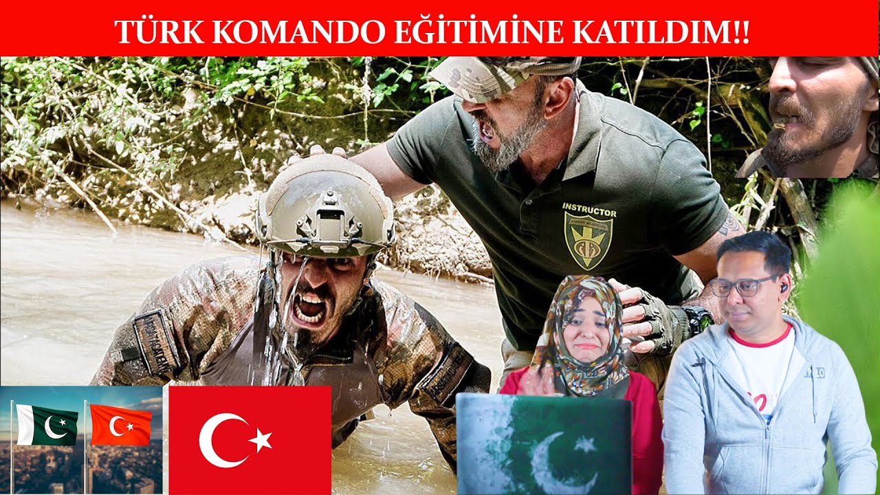 TÜRK KOMANDO EĞİTİMİNE KATILDIM!! | Pakistani Reaction | Subtitles