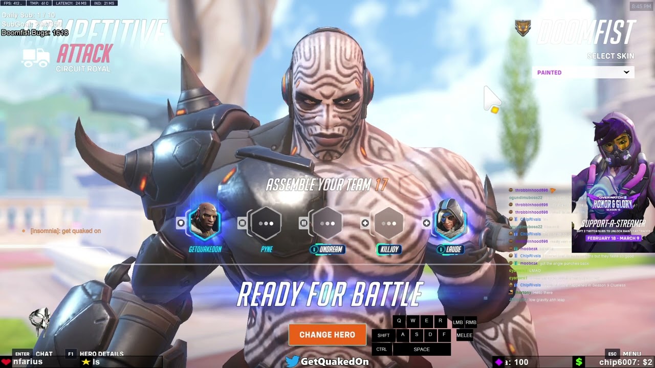 Overwatch 2 Rollout Doomfist God GetQuakedOn Tough Times For Doomfist Mains Vol. 66