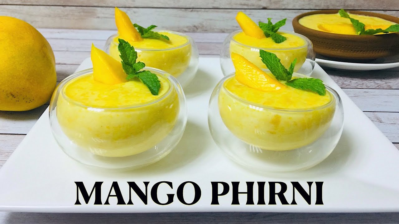 Mango Phirni Dessert Recipe 🥭| Mango Pudding Recipe | Aam Ki Firni | Festive Dessert |Mirch ka Mazah
