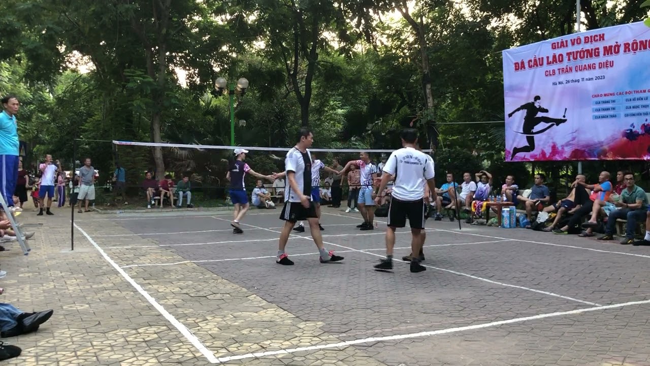 🏆 Chung Kết 🏆 Giải Đá Cầu Lão Tướng CLB Trần Quang Diệu: Trần Quang Diệu vs Hồ Đền Lừ