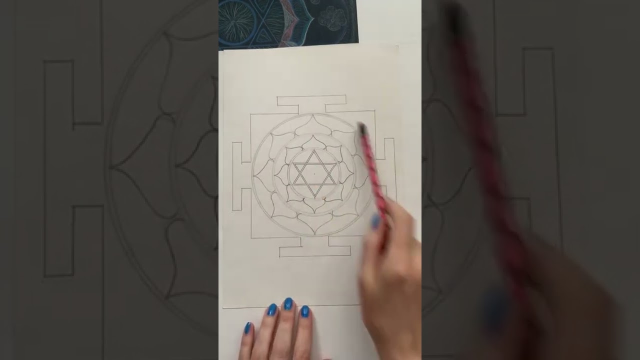 ЯНТРА ЛУНЫ (построение). Сакральная геометрия.