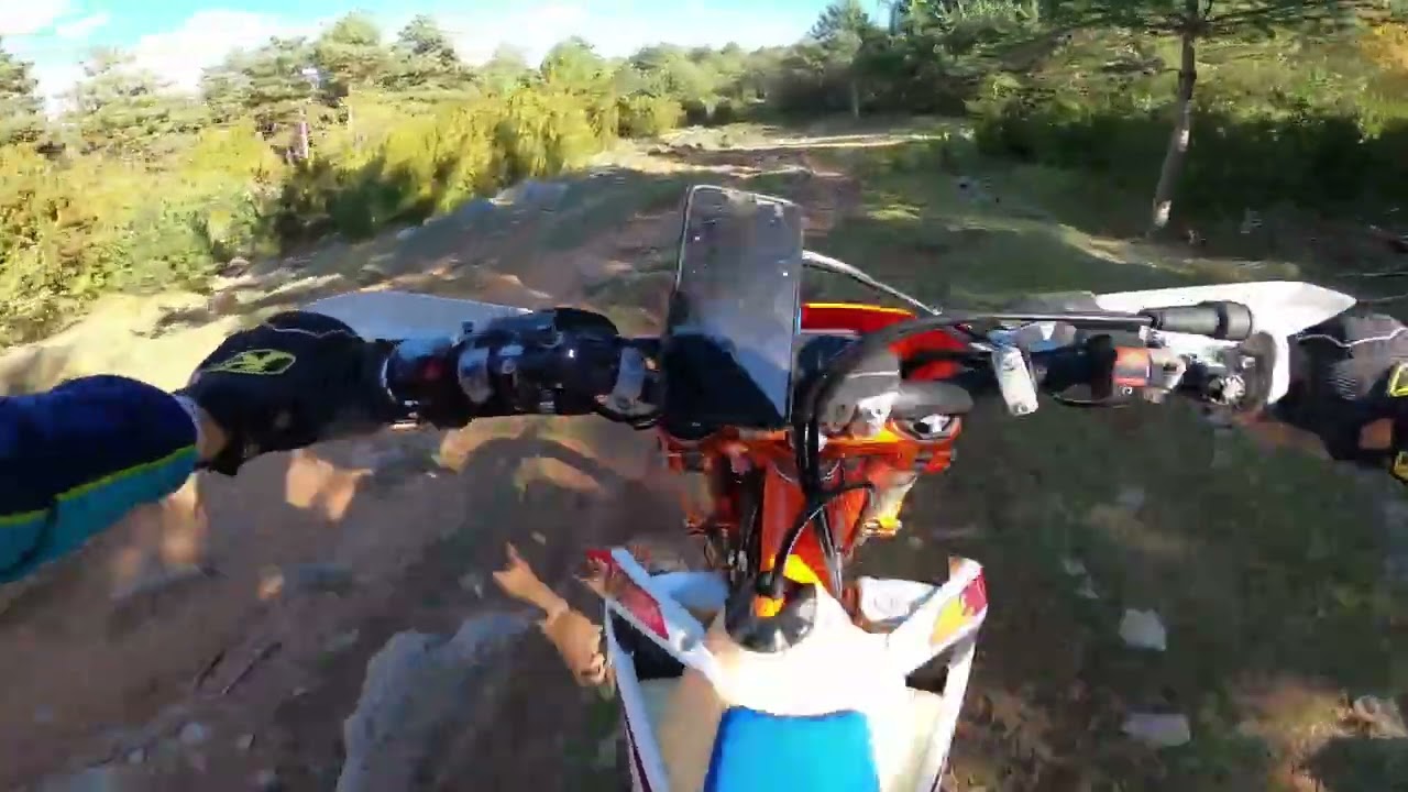 Learning To Ride KTM 450 Exc Six Days Dirt Bike Spanish Pyrenees Mountains (1)