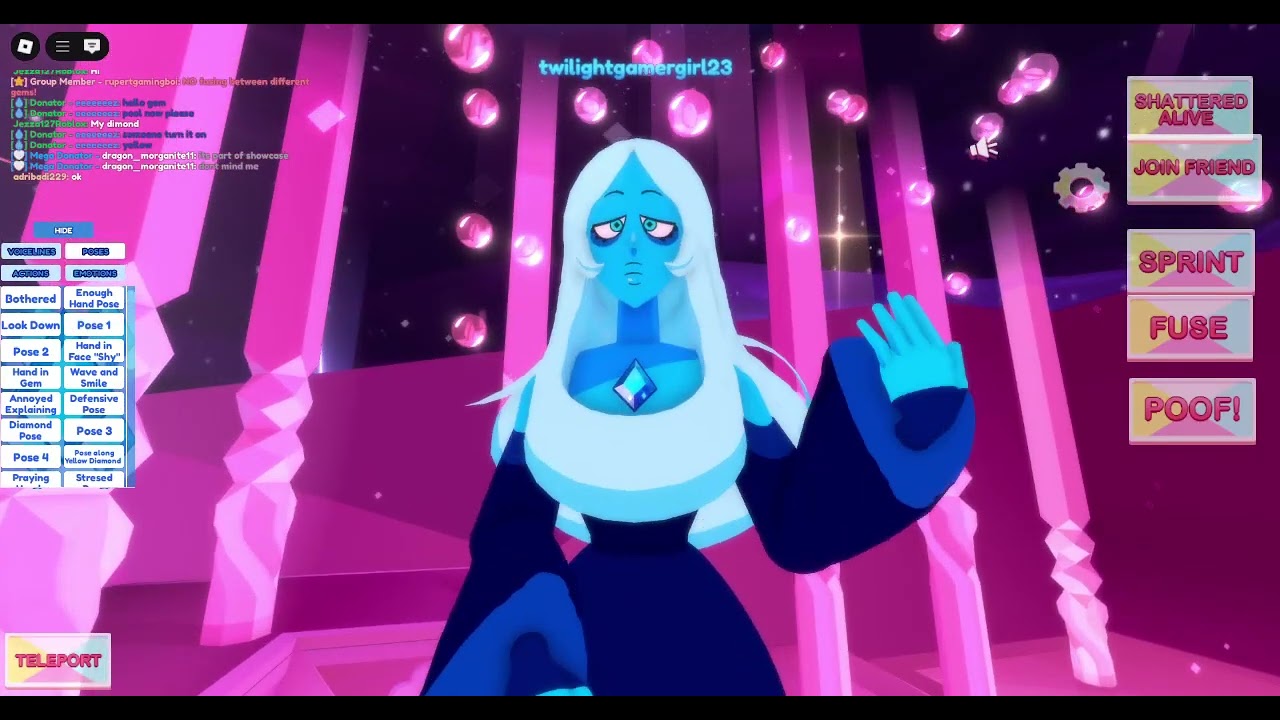 blue diamond showcase!! :D