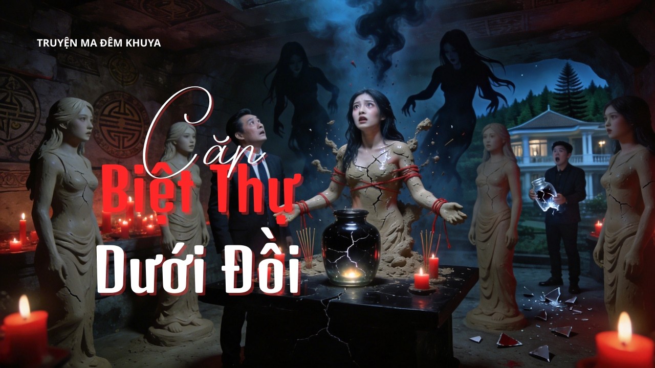CĂN BIỆT THỰ DƯỚI ĐỒI - Truyện ma Phạm Xuân - Truyện ma đêm khuya