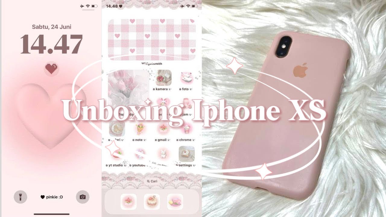 unboxing iphone xs in 2023 aesthetic (gold, 512gb) ☁️🌷
