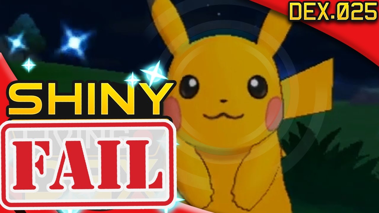 MY DAD FINDS AND FAILS A SHINY PIKACHU! EPIC SHINY FAIL! Pokemon Shiny Fail