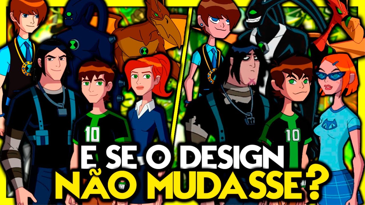 E SE BEN 10 OMNIVERSE CONTINUASSE COM O TRAÇO/DESING DE BEN 10 ALIEN FORCE/ULTIMATE ALIEN!?