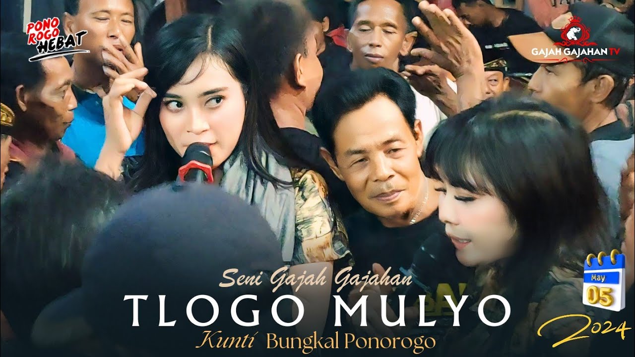 RAME POLL ❗ GAJAH TLOGO MULYO KUNTI FULL PENONTON JOGET BERSAMA DUO MLETRE AYU GINUK SITI