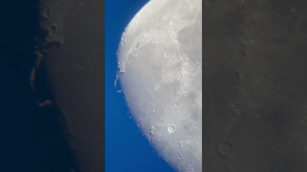 Moon Object with Telescope