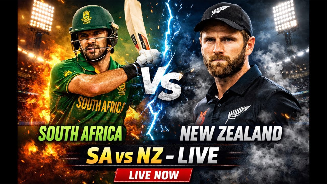 South Africa vs￼ New Zealand