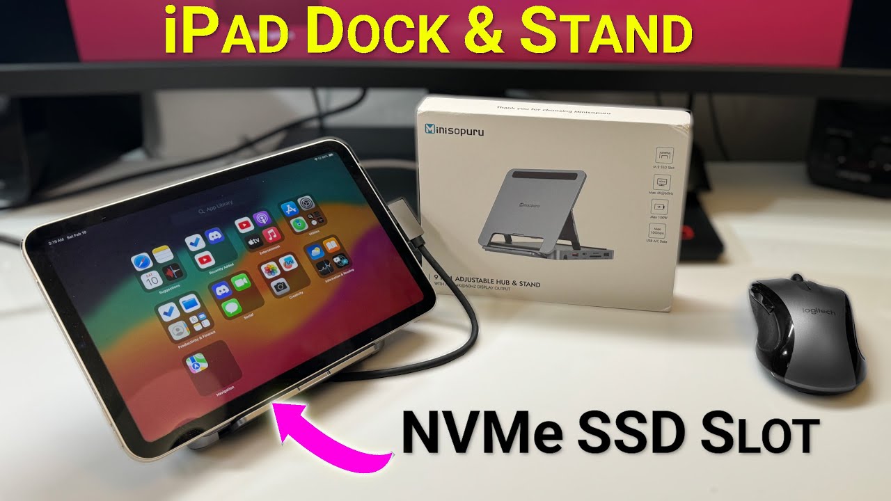 Minisopuru 9-in-1 iPad Docking Station with Stand Review
