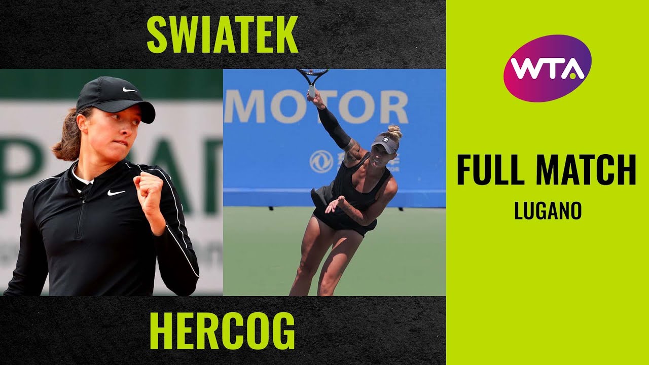 Iga Swiatek vs. Polona Hercog | Full Match | 2019 Lugano Final