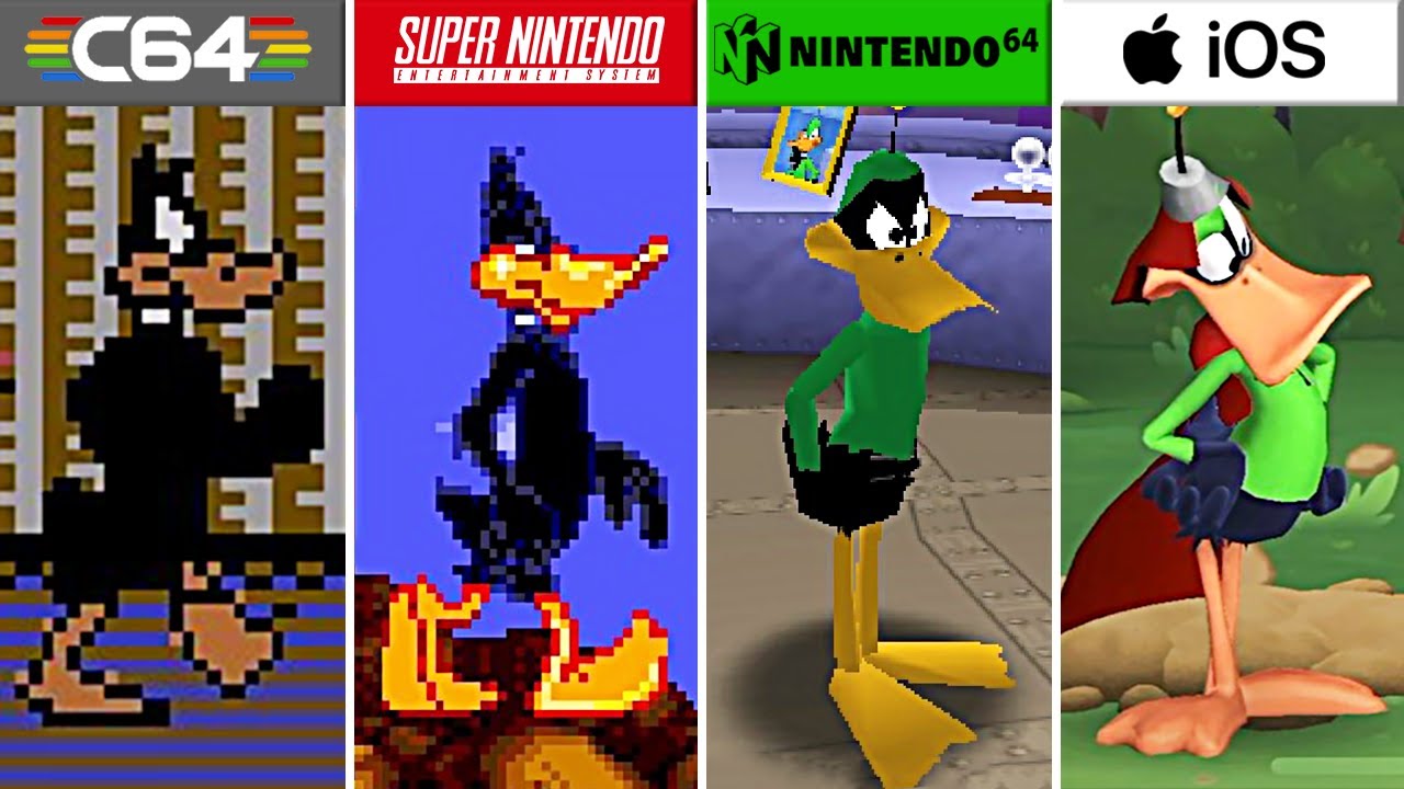 Evolution Of Daffy Duck Games (1991 - 2023)