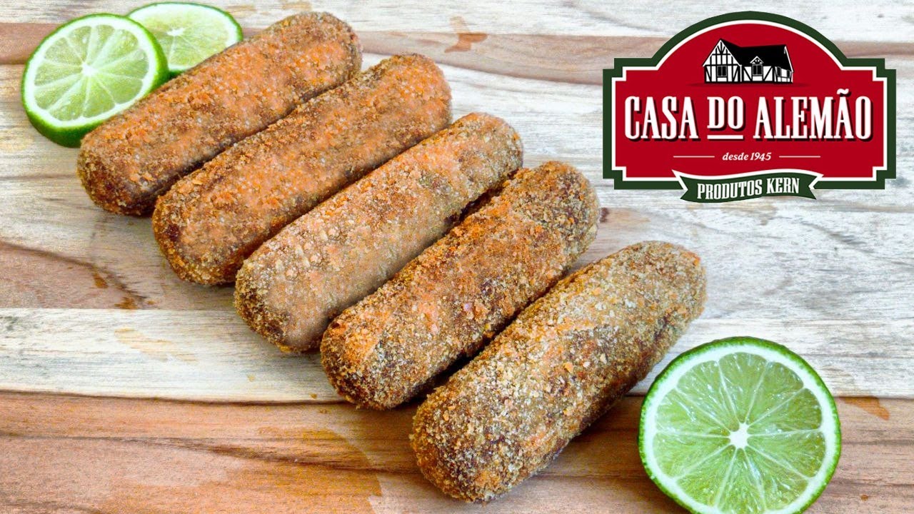 CROQUETE DE CARNE | CROCANTE POR FORA E CREMOSO POR DENTRO | IGUAL O DA CASA DO ALEMÃO