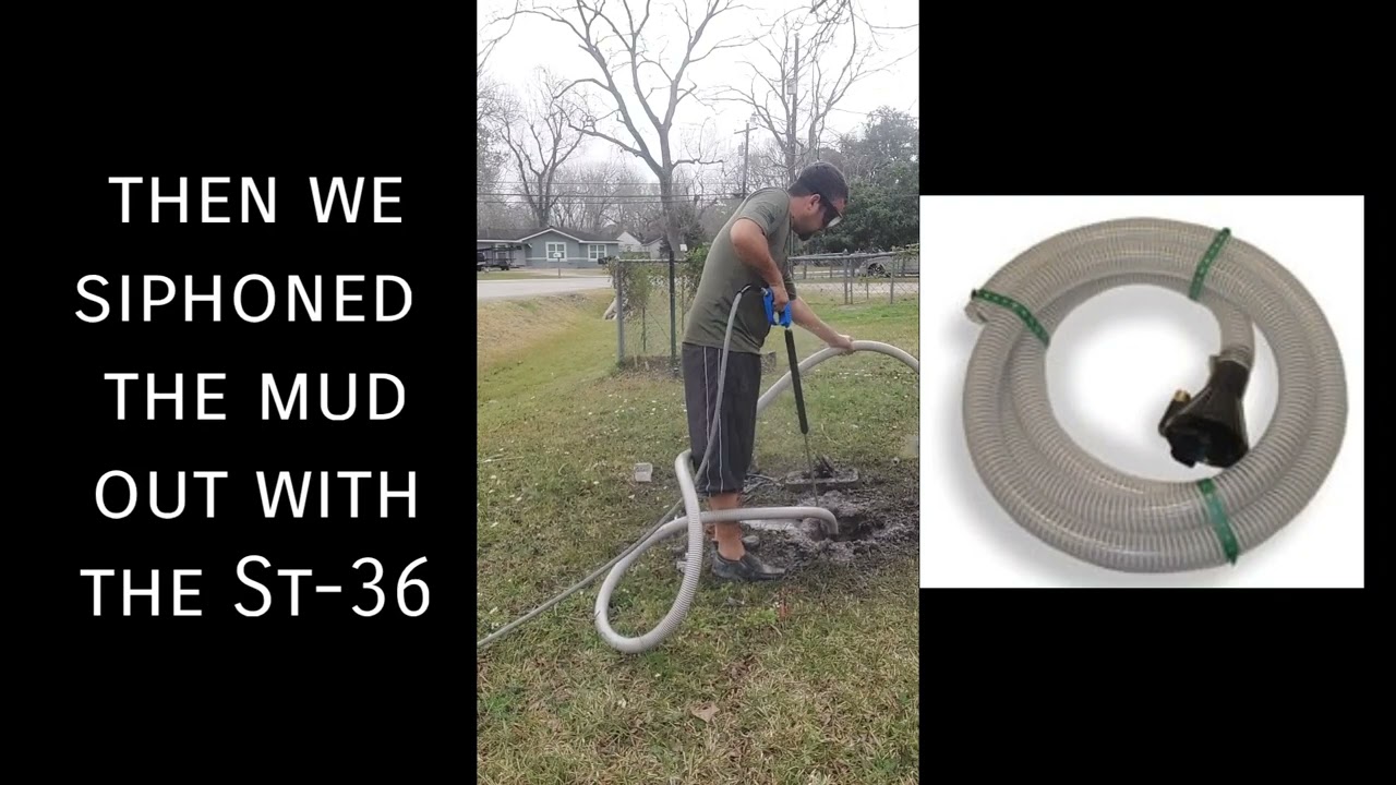 How To Use A Power Washer To Dig For A Water Line