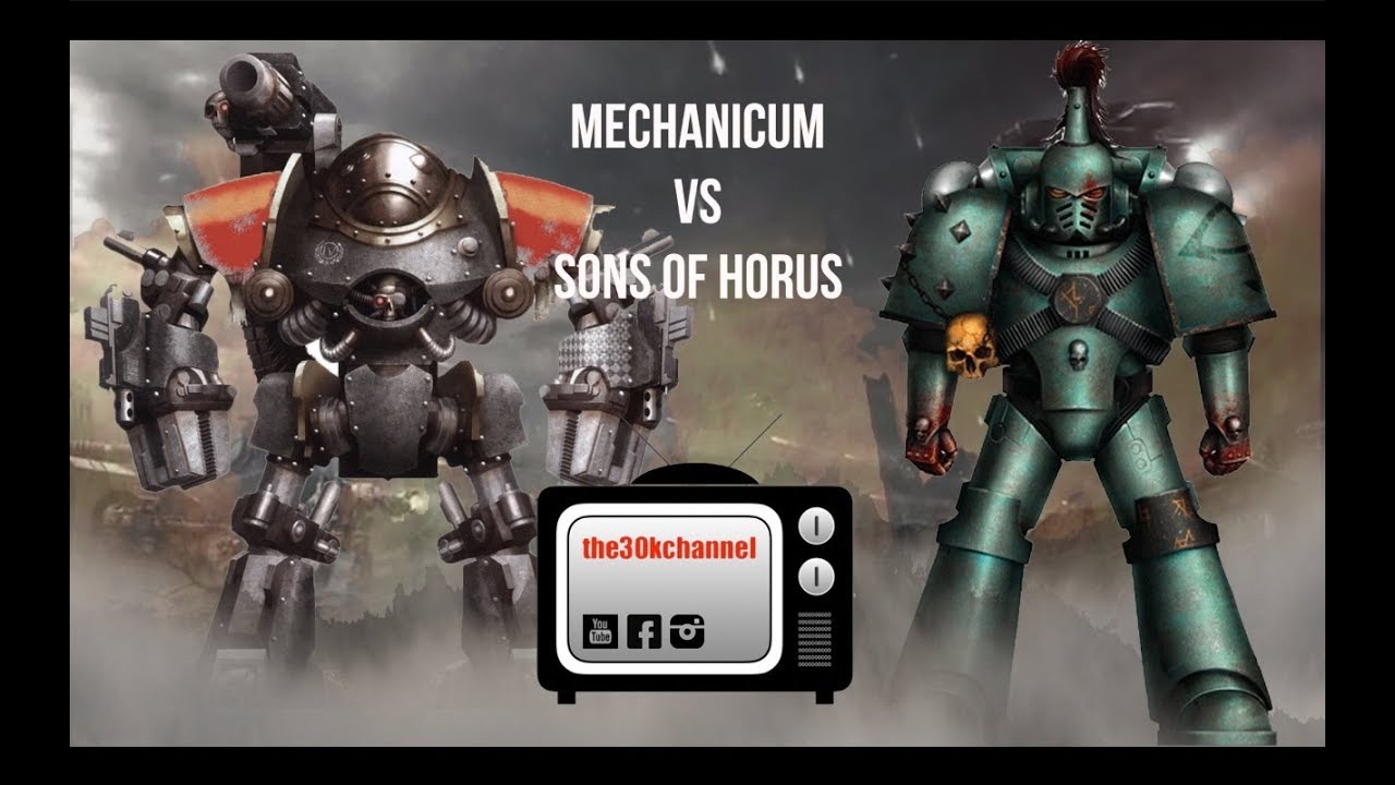 HORUS HERESY BATTLE REPORT - Mechanicum VS Sons Of Horus