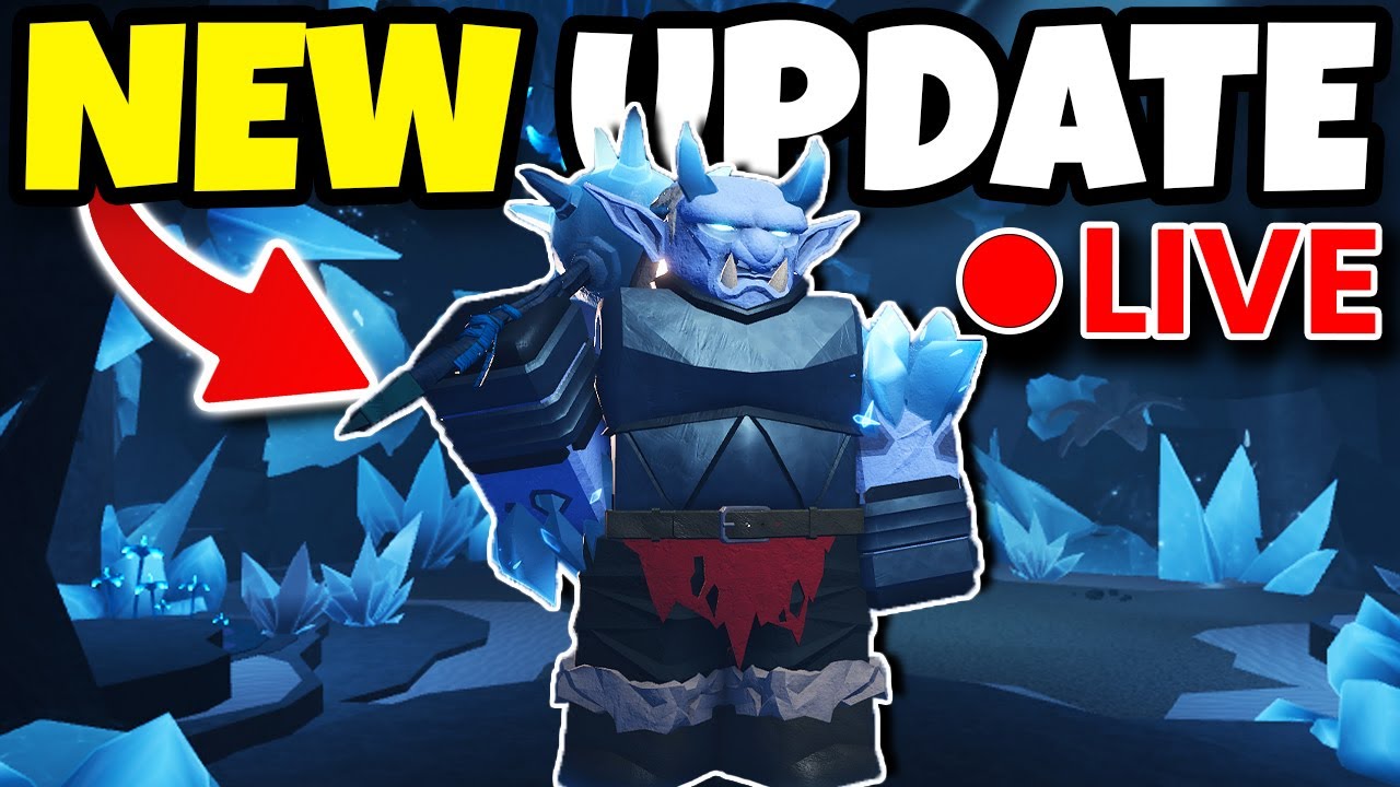 🔴 [LIVE] THE WINTER ISLAND UPDATE In THE FORGE Roblox!