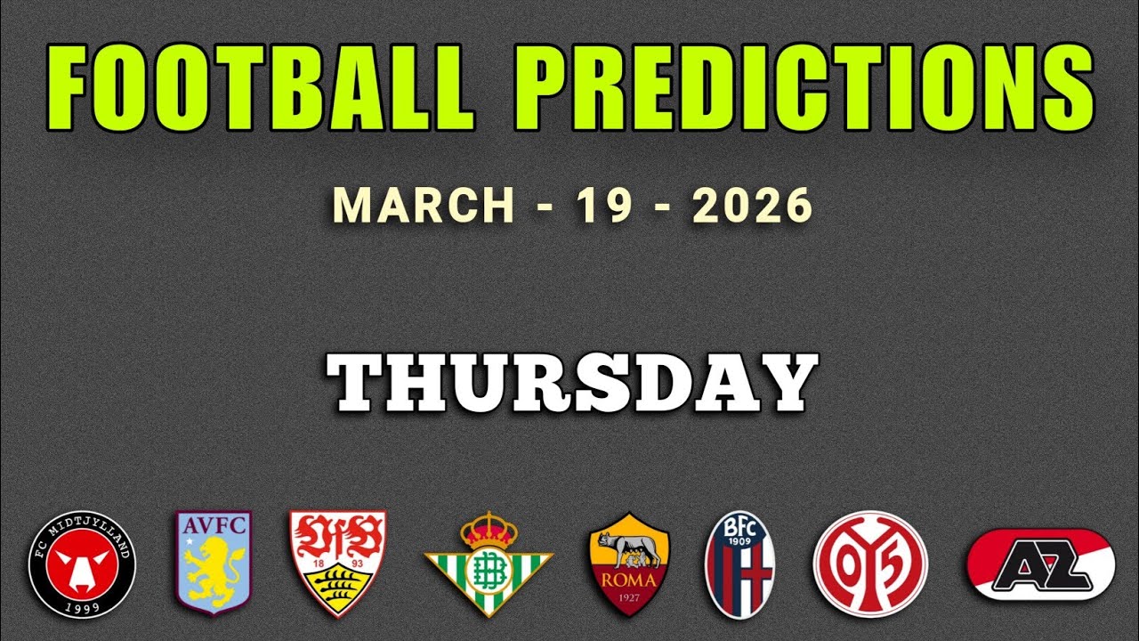 FOOTBALL PREDICTIONS TODAY | Europa League | Conference League | GoalIQ, #footballprediction
