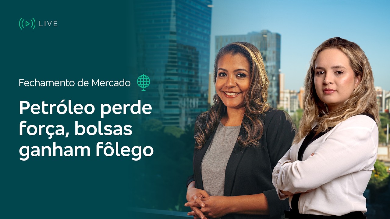 Fechamento de Mercado - Petr&oacute;leo perde for&ccedil;a, bolsas ganham f&ocirc;lego - 14/04