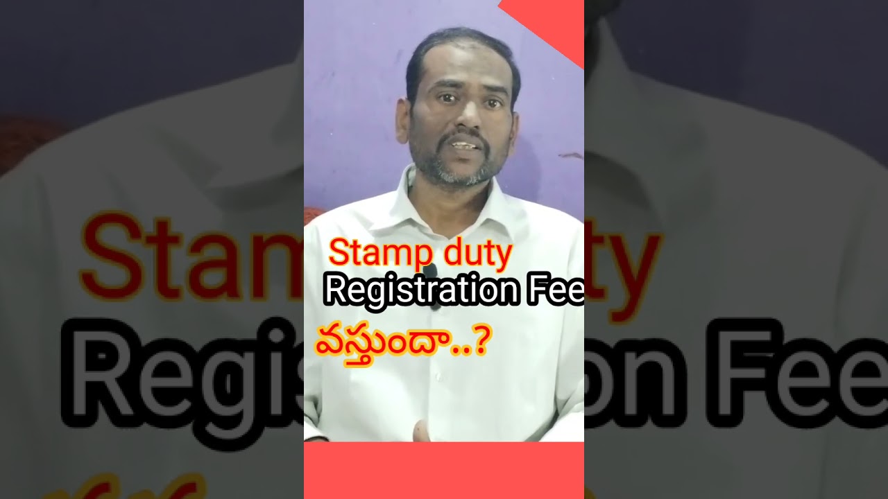 Stamp Duty l Registration Fee