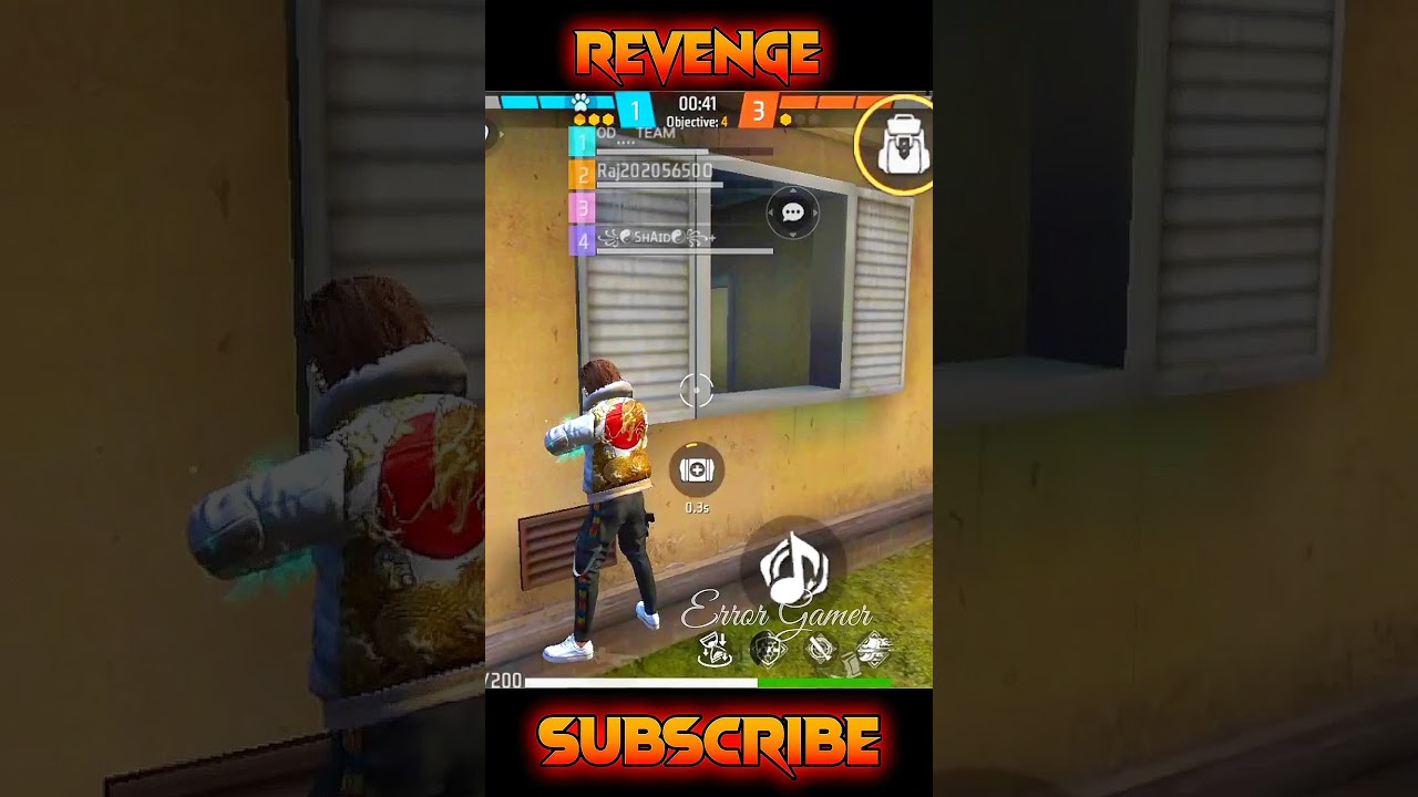 Revenge me LOL emote || CS Rank #shorts #errorgamer #freefire #shortsfeed #revengemoments