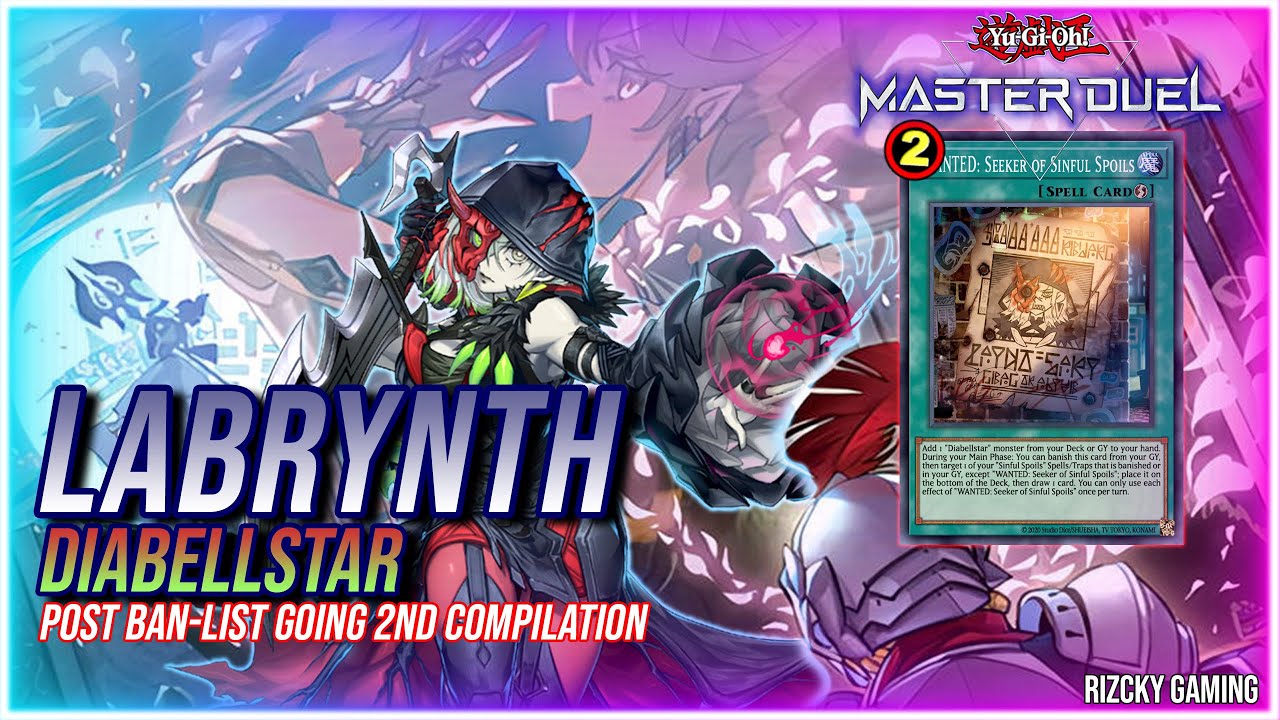 Post-Banlist Labrynth Diabellstar!! - Going 2nd Compilation!! - Decklist & Replays【Master Duel】