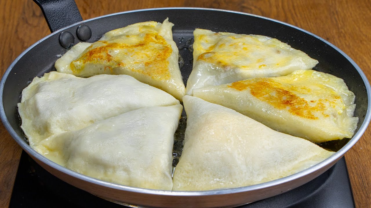 Un parfait déjeuner copieux avec de savoureuses crêpes salées à la viande hachée!| Savoureux.tv