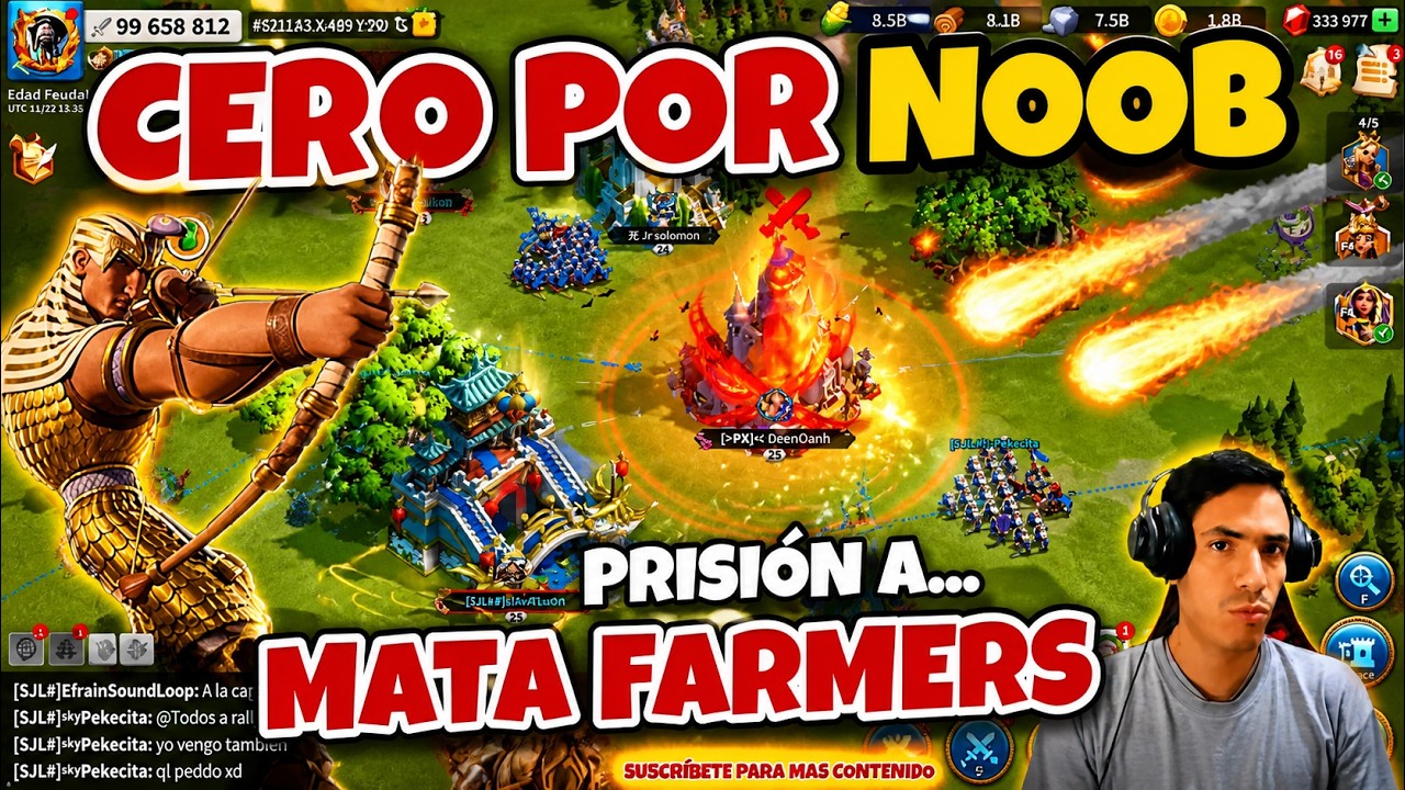LA PONEMOS A CERO🔥 POR MATAR RECOLECTORES ALIADOS - RISE OF KINGDOMS