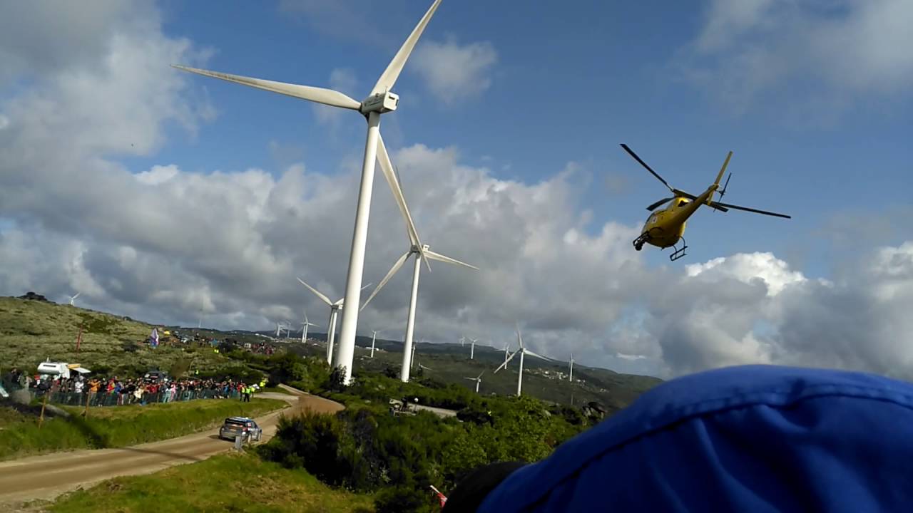 WRC Rally Portugal 2016 Helicopter Pursuit Fafe Jump ZE34